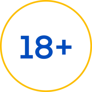 18+ age verification icon