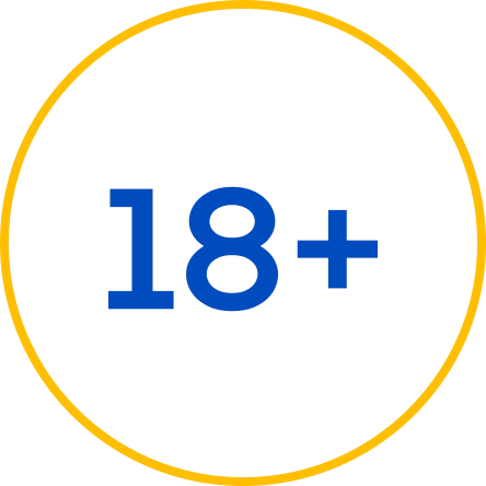 18+ age verification icon